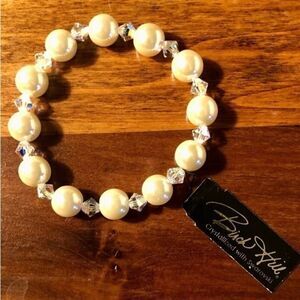 Birch Hills Bracelet with Swarovski Crystals/Pearl NWT